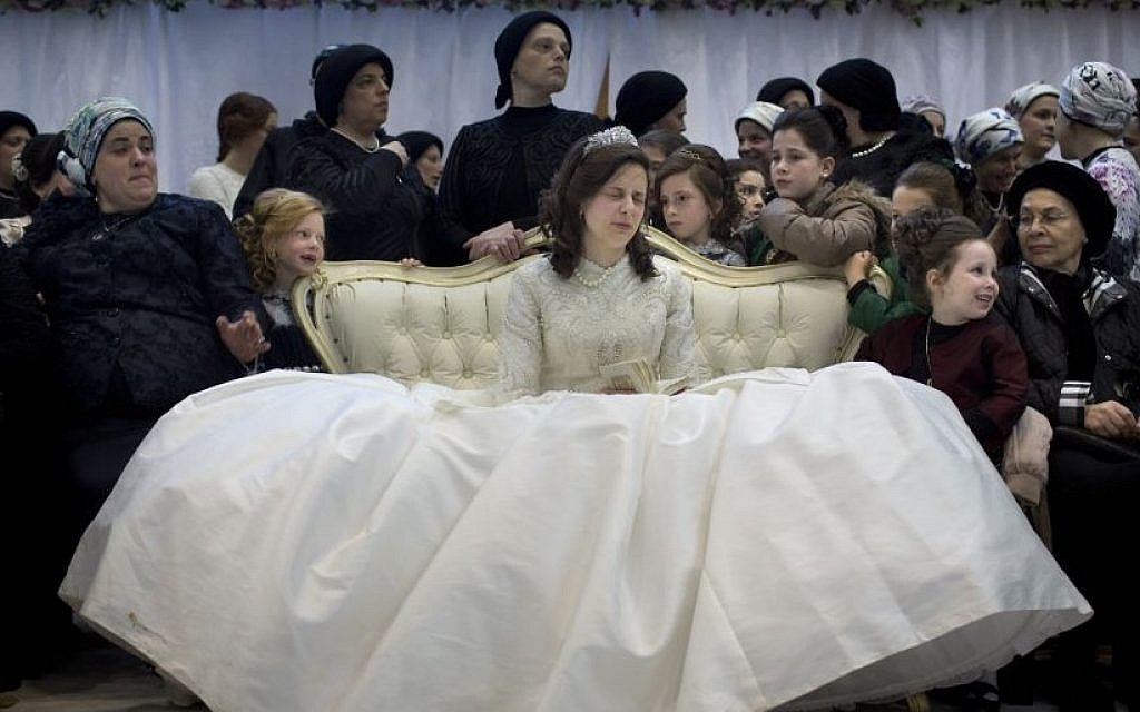 Views from the wedding of ultra-Orthodox &#39;royalty&#39; | The Times of Israel