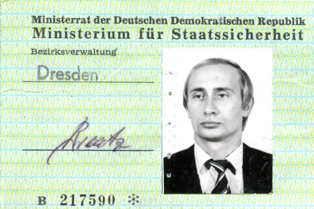 Vladimir Putin&#39;s Stasi ID: A Press Sensation and Its Historical Reality |  Wilson Center