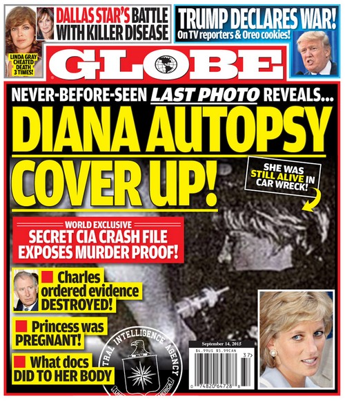 GLOBE: Princess Diana Pregnant At Time Of Death – Did Prince Charles Order  Cover-Up (PHOTO) | Celeb Dirty Laundry