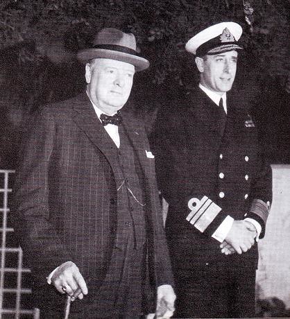 Sir Winston Churchill with Mountbatten, 1943 | Dr. Ghulam Nabi Kazi | Flickr