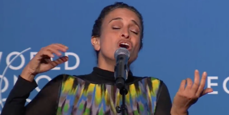 Bizarre song performed at the World Economic Forum in Davos is the funniest  thing you'll see today | indy100